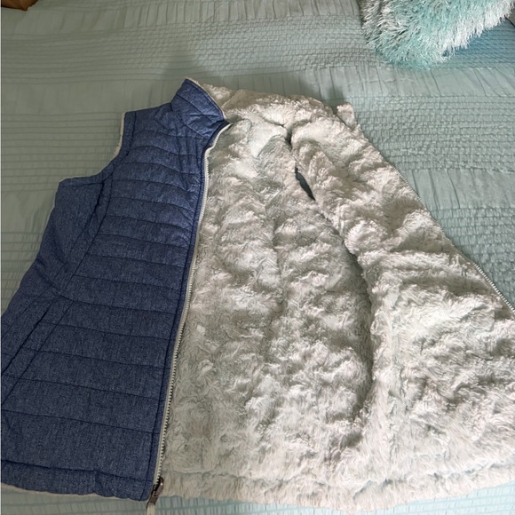 The North Face Blue Puffer Vest - Picture 2 of 4